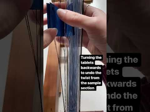 Tablet Woven Inscription Belt: A Speeded Up Look at Removing Twist