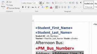 How to connect an excel 2016 spreadsheet ms word create labels.