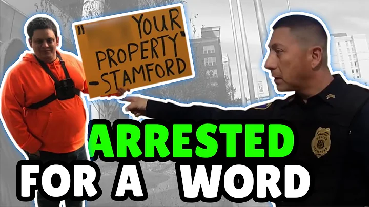 Arrested For A Word - Free Speech Doesn't Exist