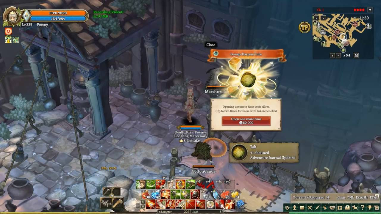 petamion New 2022 Tree of Savior PETAMION??? Opening 132 Orange Harpeia Cubes