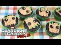 CUPCAKES DE BABY GROOT GUARDIANES DE LA GALAXIA