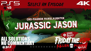 Friday the 13th: Killer Puzzle | Chapter 12: Jurassic Jason | All Solutions | PS5 4K