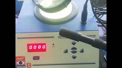 Microprocessor colony counter