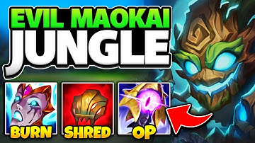 MAOKAI JUNGLE IS HET MEEST KWAADIGE DAT JE KUNT SPELEN! (NEEM DE HELE KAART OVER)