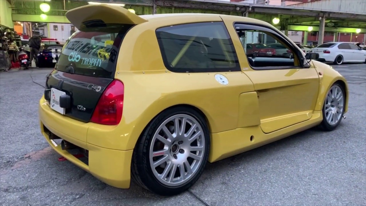 Renault Clio V6 24v Trophy 機関 走行確認用 Youtube