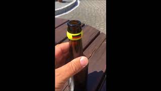 10 Stück Flaschenclip grün mit Karabiner Clip Flasche Name Markieren Beschriften
