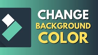 How To Change Background Color in Filmora |Customize Background Color | Wondershare Filmora Tutorial