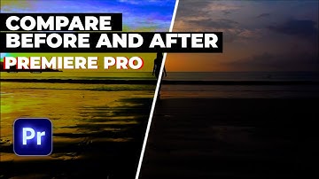 Create Before and After Edit line Compare In Premiere pro cc