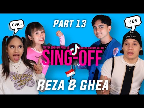 WHO IS SHE!?🥵 Latinos react to SING OFF TIKTOK SONGS PART 13 | Reza Darmawangsa vs Ghea Indrawari