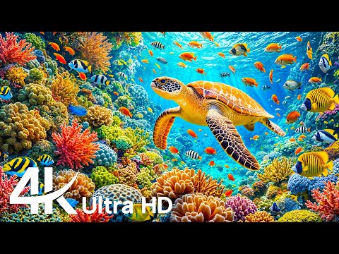 [NEW] 3HR Stunning 4K Underwater Footage-Rare & Colorful Sea Life Video, Sleep Meditation Music #1