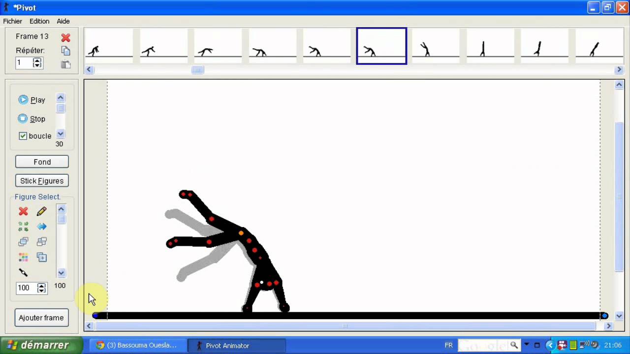 Pivot speed animating: Round off Back flip (30 min) - YouTube