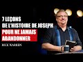 Ref:Iash1-VfjPY 7 le�ons de l'histoire de joseph pour ne jamais abandonner