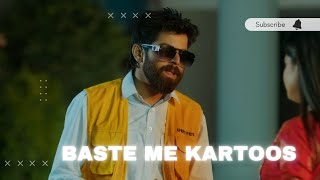 Baste Me Kartoos (8D Audio) Masoom Sharma new haryanvi song 2022