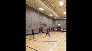 Well measured attacking lob win the rally #bwf #shuttlesmash #badmintonhighlights #orleans