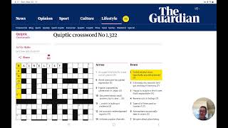 Guardian Quiptic Crossword (No. 1,322)