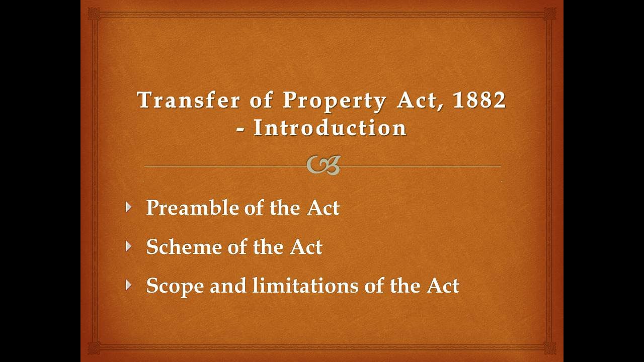 transfer of property act assignment