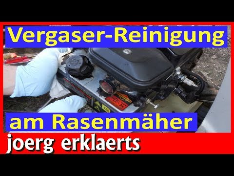 Vergaser Reinigung Rasenmäher - ohne den Motor zu zerlegen  Briggs Stratton  Tutorial Nr.125