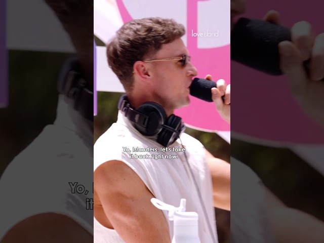 Bringing the vibes to @LoveIsland 🏝️