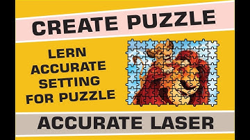 How To create puzzle design for laser setting Coreldraw tutorial