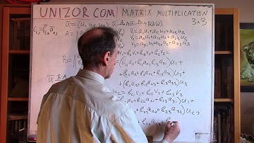 Unizor - Matrix Multiplication - 3x3 Case