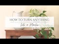 How to Turn Anything Into a Planter in 5 Minutes