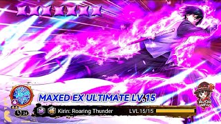 Sasuke Uchiha (Wandering Ninja) Maxed EX Ultimate LV.15 Showcase - NxB NV