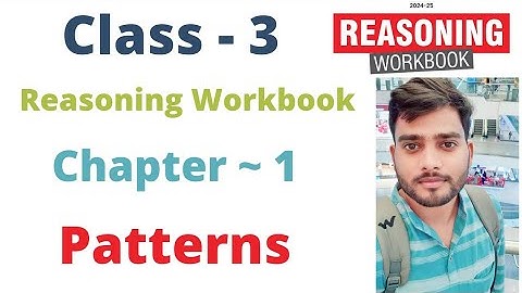 Class- 3 | Reasoning Olympiad Workbook |Chapter - 1 | Patterns | | By - Sudhir Sir