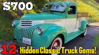 Hidden Gems: 12 Classic Trucks for Sale on Craigslist!