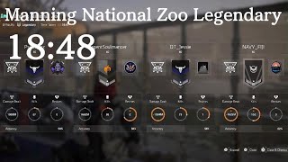 The Division 2 Speedrun - Manning National Zoo Legendary 18m48s - TU20.1