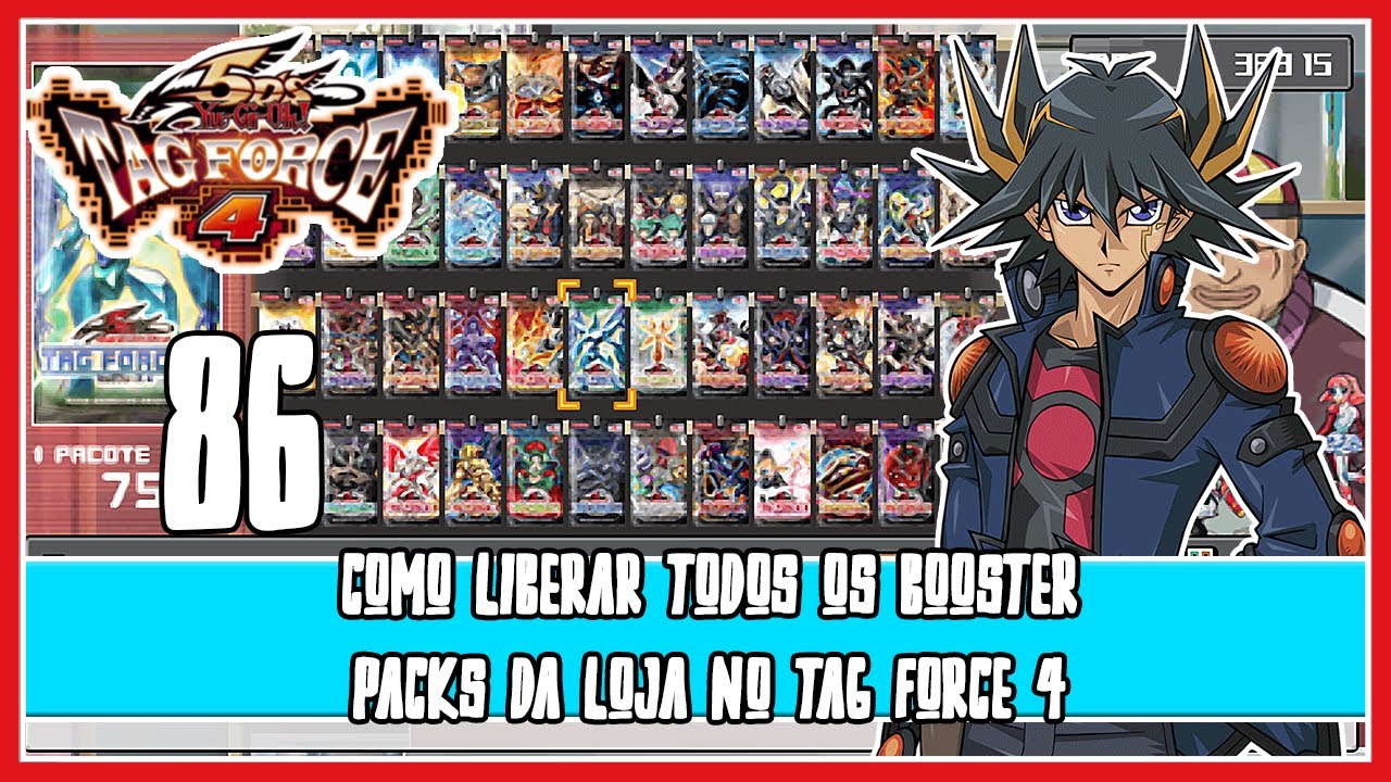 Yu-Gi-Oh! 5D's Tag Force 4 - |#86| - COMO LIBERAR TODOS OS PACKS DA LOJA NO TAG 4 Yu-Gi-Oh! 5D's Tag Force 4 - |#86| - COMO LIBERAR TODOS OS PACKS DA LOJA NO TAG 4