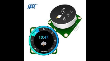 LCD Display Rotary Knob Switch with STM32C091 Controller