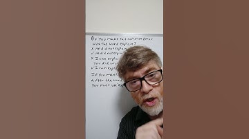 Do You Make This Common Error with the Word Explain? Many ESL Students Do - English Tutor Nick P