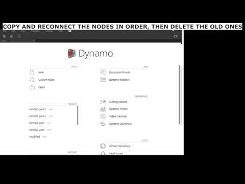 Dynamo Player: How to order input nodes