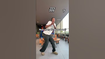 How many 7s do you see??👀🫣7️⃣#shorts #dance #trending #youtubeshorts #blowup
