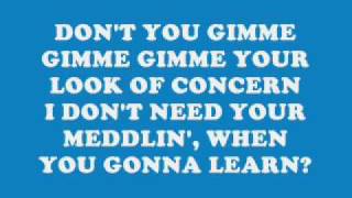 Suicidal Tendencies-Don&#39;t Give Your Nothin&#39; (lyrics)