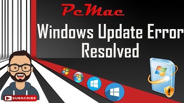 Windows Update Error Fix Windows 10, 8, 7