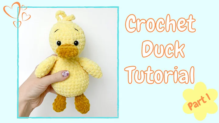 Easy Crochet Duck (Tutorial Part 1) | Free Amigurumi Animal Pattern for Beginners