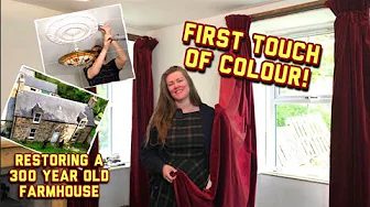 New:  Restoring Elegance: Curtains and Colour at Our Georgian Farmhouse #dailyvlog #restoration