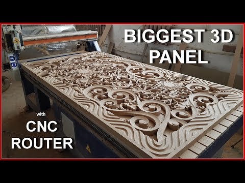 Biggest 3d panel with CNC