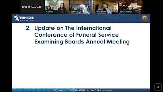 CEMETERY AND FUNERAL BUREAU- Advisory Committee Meeting- May 24, 2023