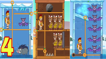 Pull Him Out - Gameplay Walkthrough Part 4 Levels 91-107 (iOS, Android)