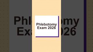 Ultimate Phlebotomy Certification Study Guide: Everything on the 2026 NHA Exam #phlebotomy