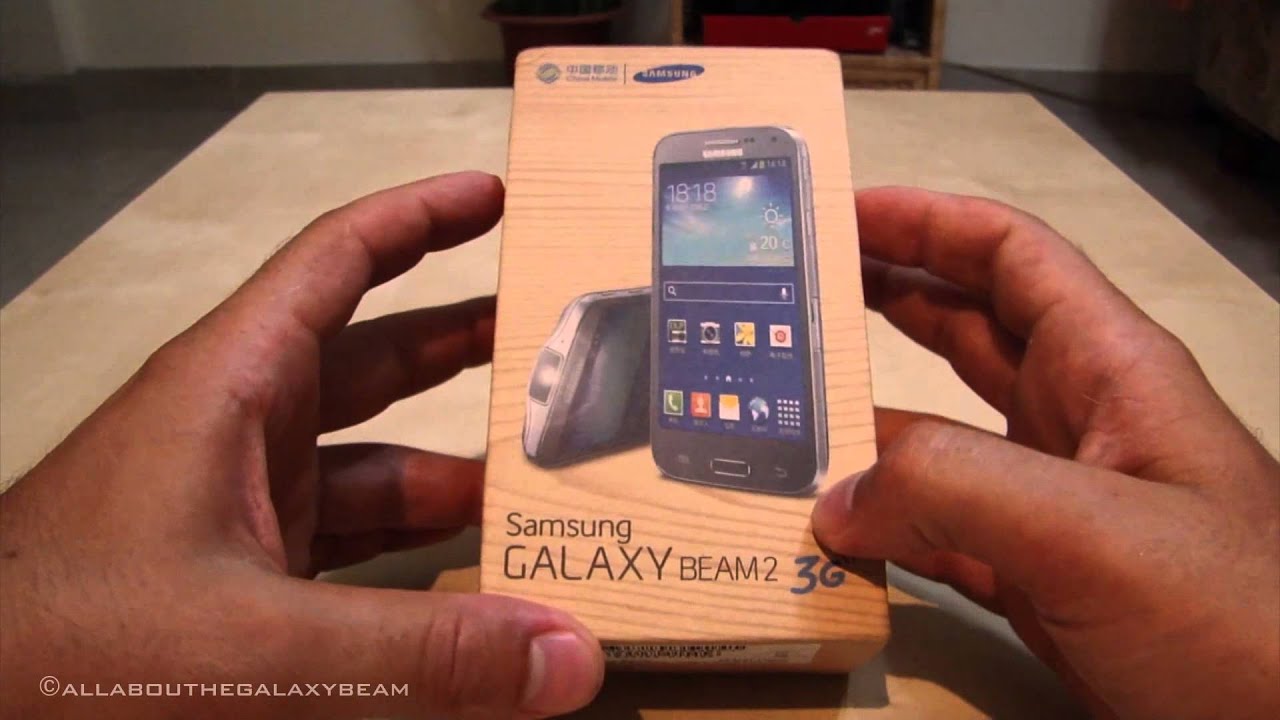 Samsung Galaxy BEAM 2 Unboxing The next generation of projector Smartphones SMG3858  YouTube