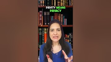 Privity of contract | Stranger to contract #contractact