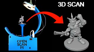 3D Scan your Miniatures in under 6 mins with the OpenScan Mini (open source 3D Scanner)