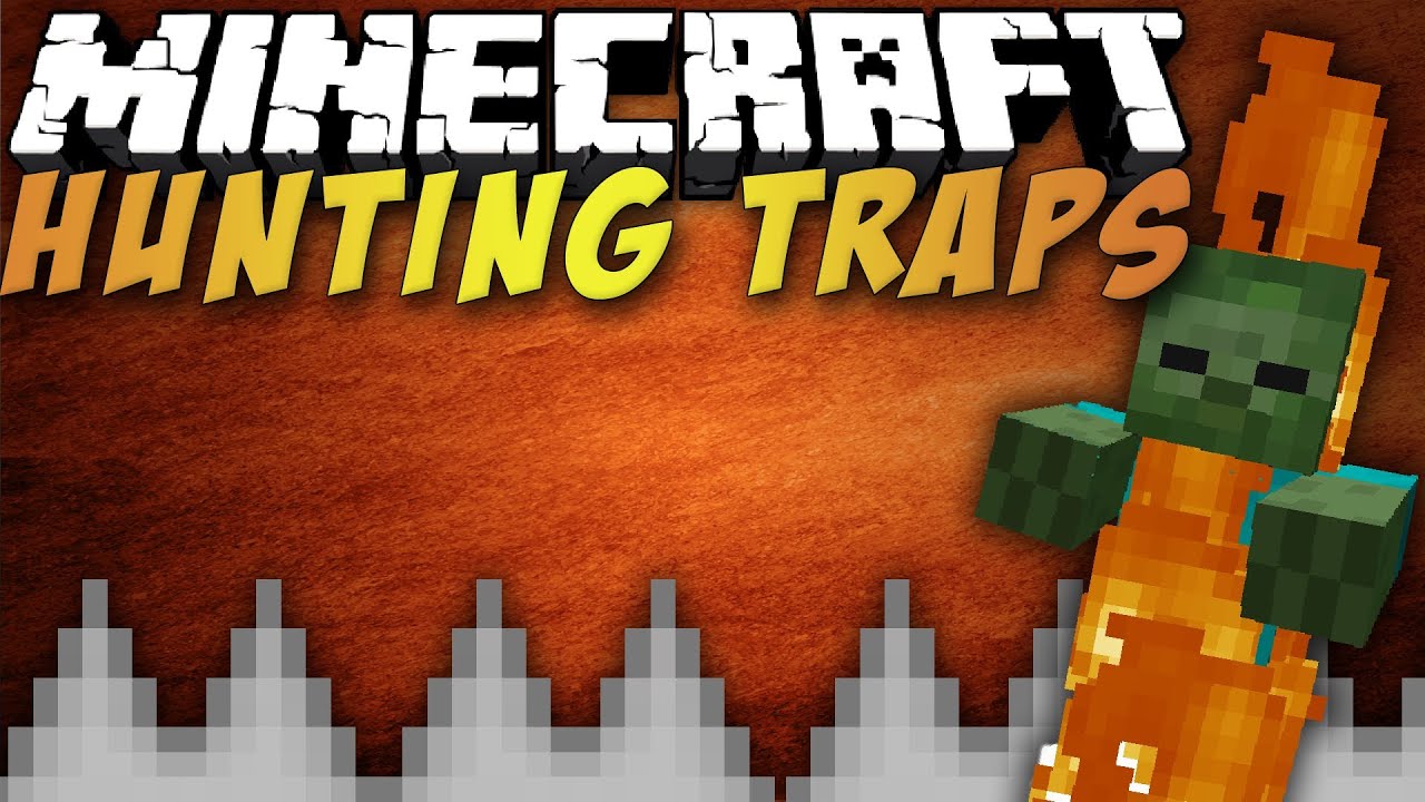 Minecraft 1.3.2 - Hunting Traps - Mod Review - Spikes, Fallen, Käfige ...