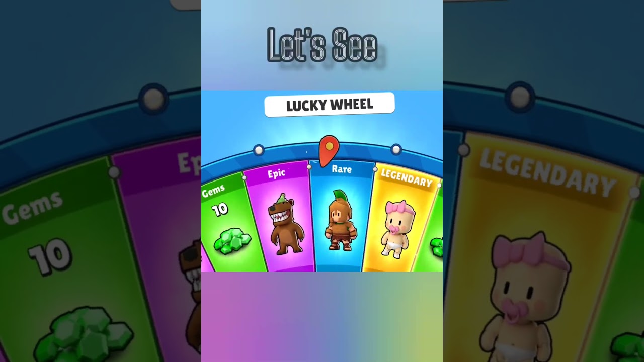 Spinning A Lucky Wheel In Stumble Guys | Tech e Legend