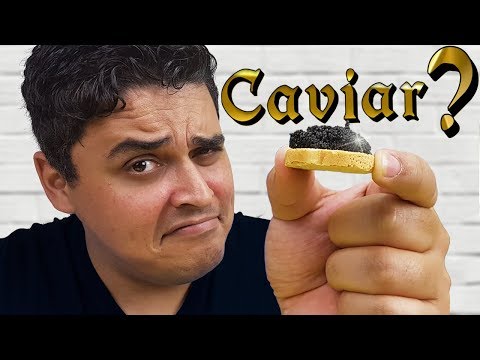 Vídeo: O caviar tem um gosto bom?