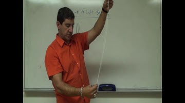 Work to Lift a String or Rope