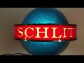 Schlitz Beer 1961 Spinning Globe Saturn Bar Desk Light Lamp Milwaukee Wisconsin